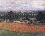 Claude Monet Field of Poppies,Giverny Sweden oil painting artist